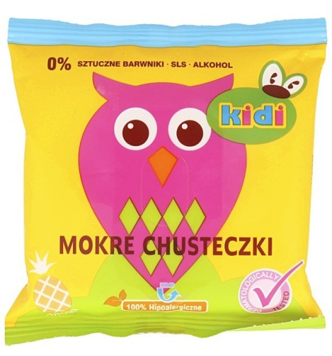 Detské obrúsky Kidi, balenie 10 ks.