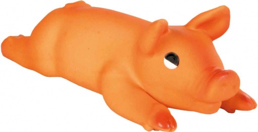 Pískacia hračka pre psíka - latexové ležiace prasiatko