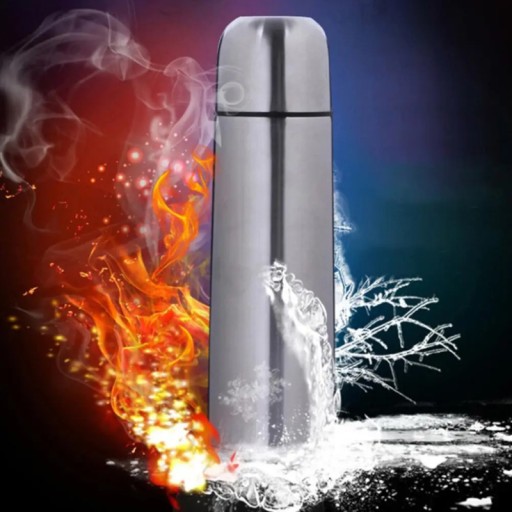 DOBRÁ Vákuová OCEL TERMOSKA 200ML 0,2L TERMÁLNA NEREZ STRIEBORNÁ
