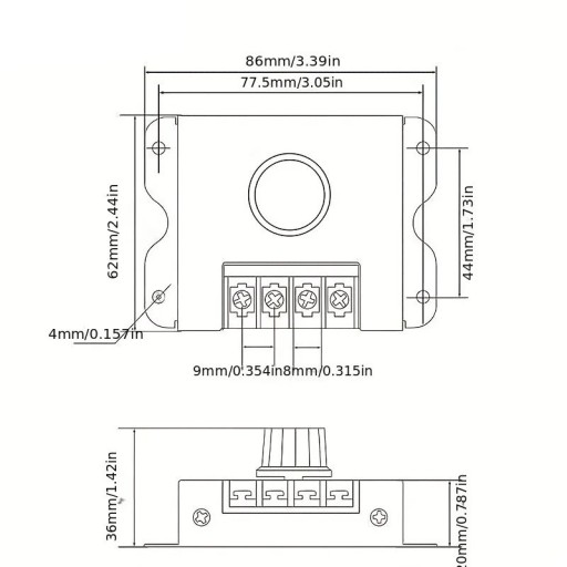 LED STMÍVAČ regulátor 12V 24V 30A 360W