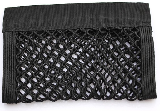 TAŠKA SIEŤKA NA KUFOR AUTA S VELKÝM VRECKOM NA VELCRO 80x25cm