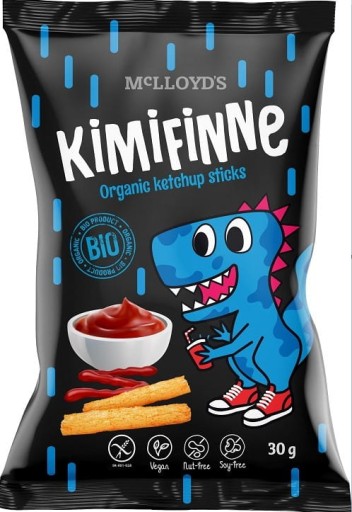 Kukuričné chrumky s príchuťou kečup BIO 30g
