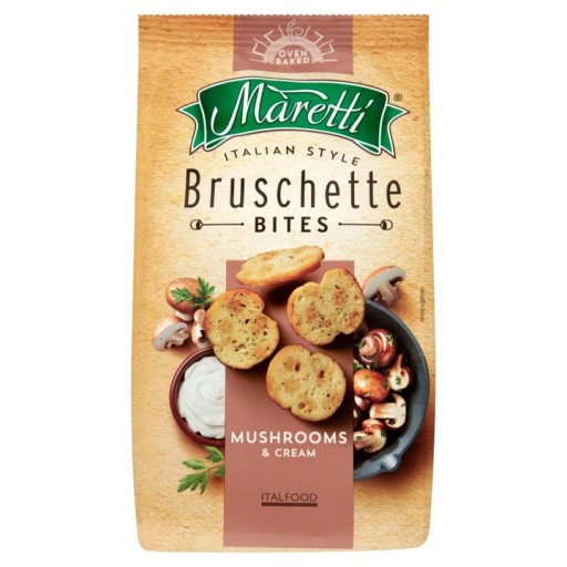 BRUSCHETTE CHIPS MARETTI HUBOVÁ KRÉMOVÁ 70G