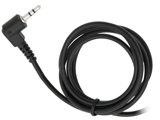 2,5 STEREO UHLOVÝ KÁBEL JACK ZÁSTRČKY 0,4 M (3223)