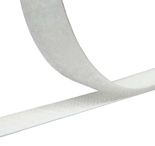 SADA PÁSKY NA VELCRO 20mm 2m BIELA