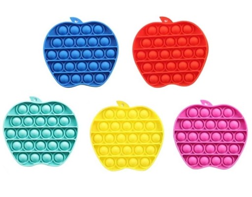 PUSH BUBBLE POP IT APPLE SENSORY TOY