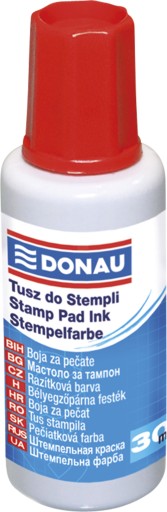DONAU razítkovací atrament 30ml červený na pečiatky