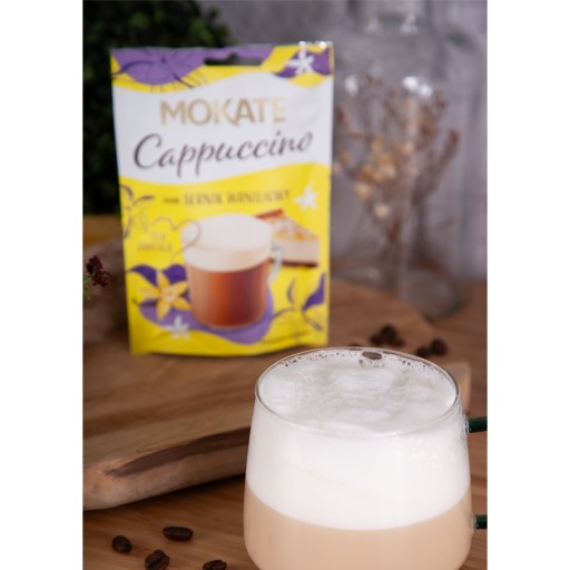Sladká káva Cappuccino Vanilkový tvarohový dezert Pena bez espressa 40g