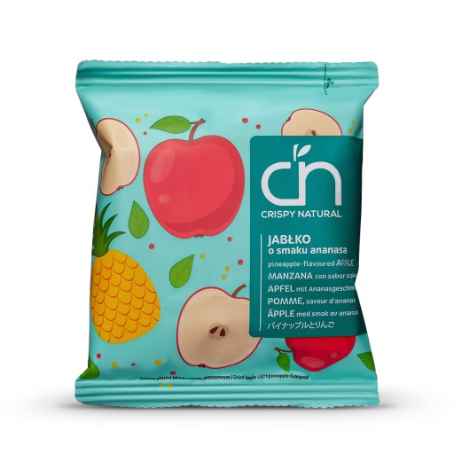 Jablko s ananásovou šťavou CRISPY NATURAL 18g