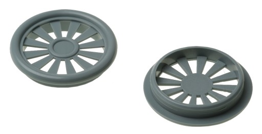 PLASTOVÝ NÁBYTOK VETRACÍ 40mm SIVÁ 10 kusov
