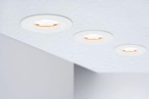 HERMETICKÁ LED LAMPA GU10, BIELA
