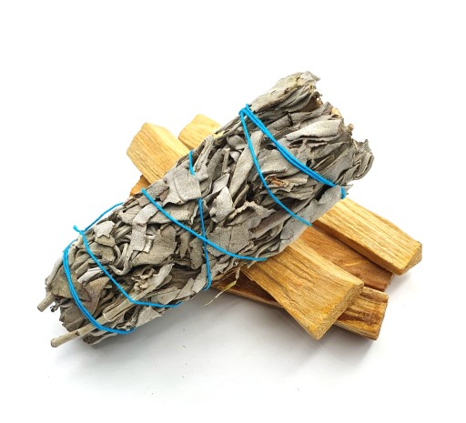 BIELA ŠALvia+PALO SANTO Prírodné kadidlo