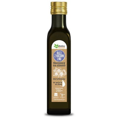 Ekamedica Ľanový olej lisovaný za studena, 250 ml