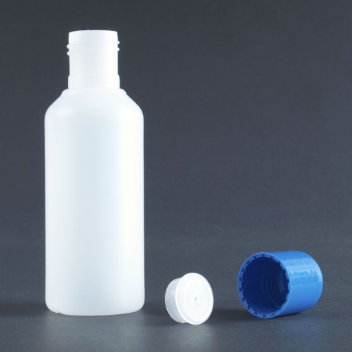 HDPE fľaša s dávkovačom 100 ml