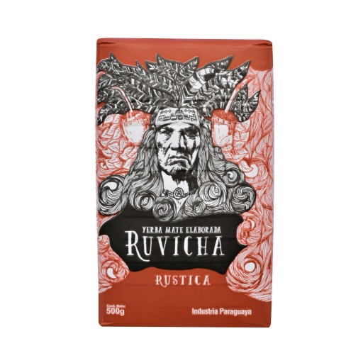 Yerba Mate Ruvicha Rustica 500g ENERGIA Paraguaja