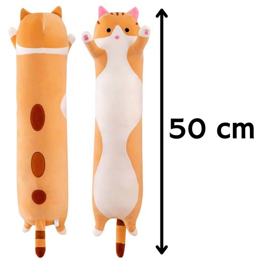 PLYŠOVÁ MAČKA 50 CM DLHÁ DLHÁ MAČKA MAČIČKA MAČIATKA