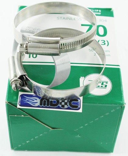 HI-GRIP JCS Svorka 50-70mm 304 remienok z nehrdzavejúcej ocele