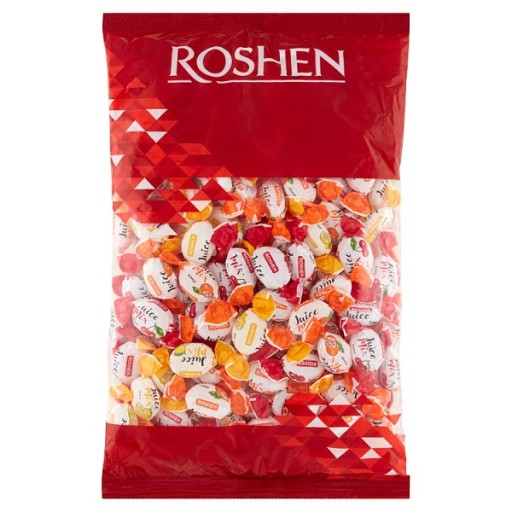 Roshen Juice Mix cukríky karamelky s náplňou 1kg