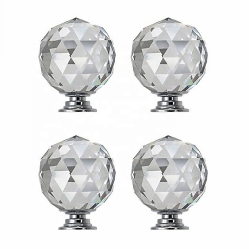 KRIŠTÁĽOVÝ NÁBYTOK Úchytka 30mm FIALOVÝ CRYSTAL glamour