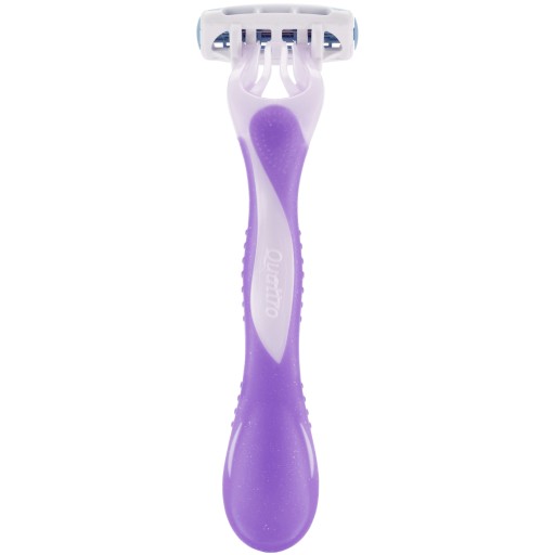 3x Žiletka WILKINSON Quattro My Intuition Smooth Violet Blooms