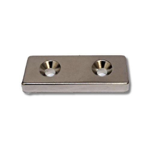 Neodymový magnet 40x15x5 mm na skrutku Strong