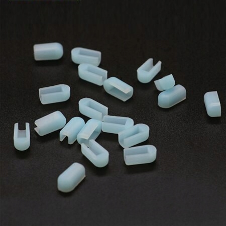2x Koncovka NEON FLEX 6x12mm MODRÁ