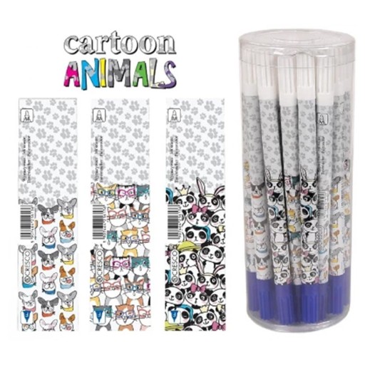 Guma korektor na pero a atrament GoPen Cartoon Animals 1 ks