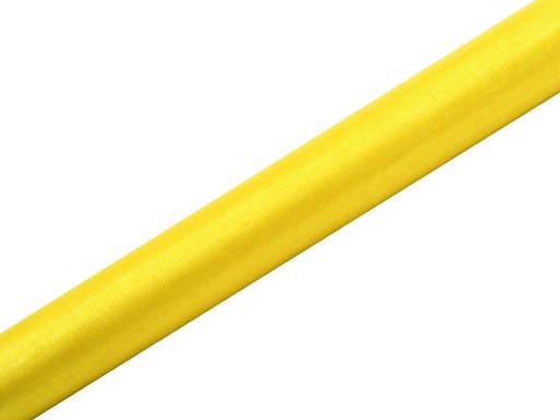 Organza hladká 36cm žltá ORP-009