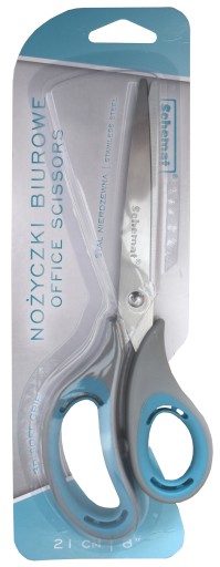 Kancelárske školské nožnice 21 cm, nerez