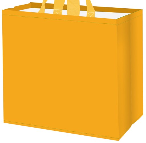NÁKUPNÁ TAŠKA žltá farebná sieťovina 45x20x40 36L