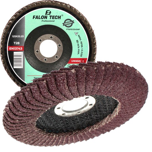 KLAPAČKOVÝ BRÚSNY KOTÚČ NA ZVARY 125/40