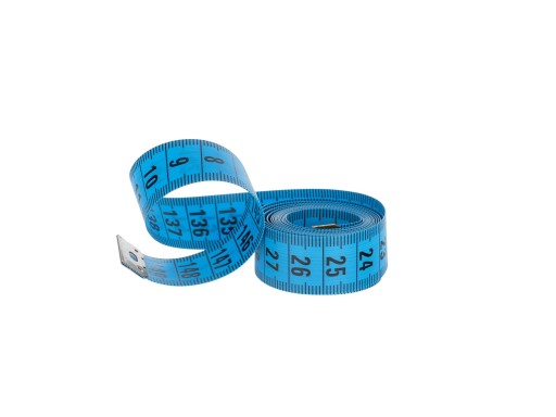 Tradičný krajčírsky meter - meter Geko, odtiene modrej, 150cm G01464