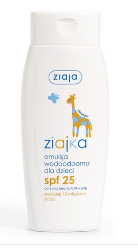 Ziajka Detská vodeodolná emulzia SPF 25 150ml