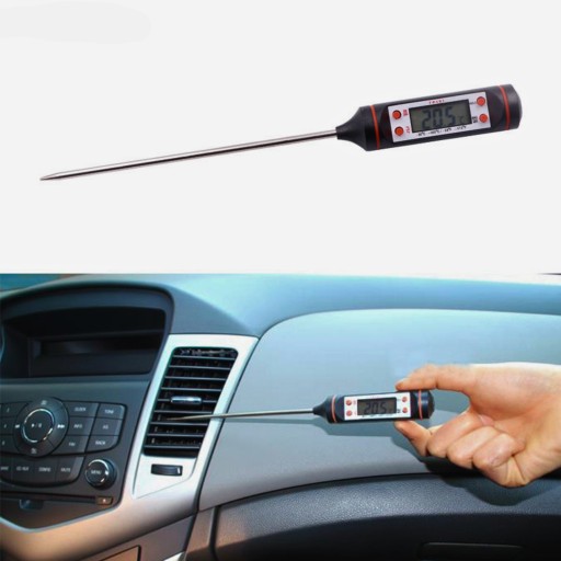 KUCHYŇSKÝ TEPLOMER ELEKTRICKÁ SONDA SO SONDA NA OLEJ VARENIE MÄSA VÍNO