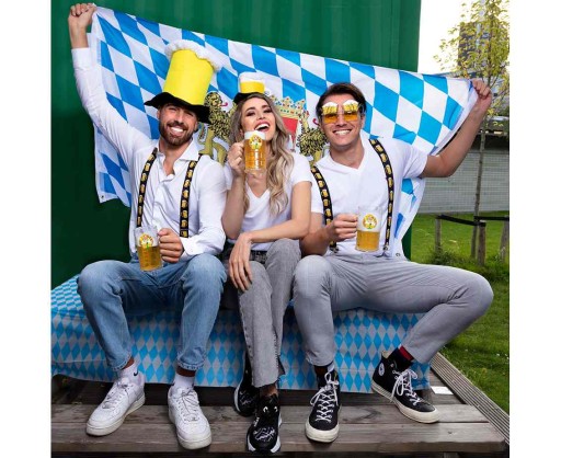 Žltý klobúk Pivo Oktoberfest Party Funny Party Gadget