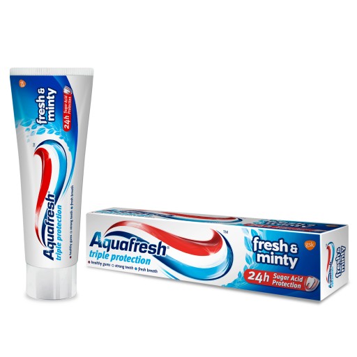 Aquafresh Fresh & Minty zubná pasta 3x75ml