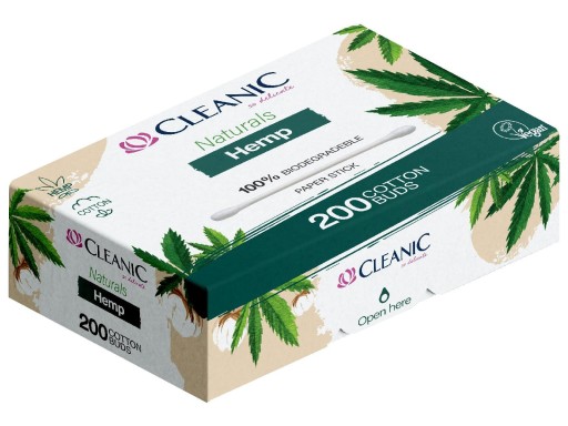 Cleanic Naturals Konopné vatové tyčinky 1 balenie - 200 ks