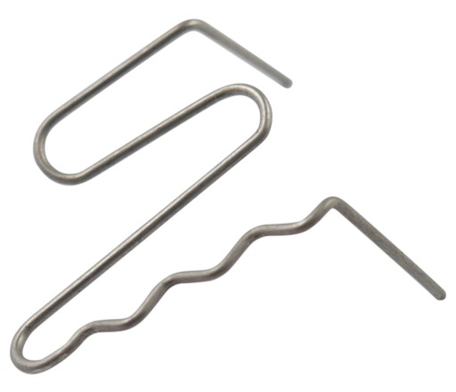 ZOŠÍVAČKY pre plastovú zošívačku RS88, PLOCHÁ VLNA 0,8 mm, 100 ks.