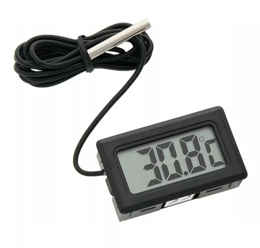 LCD elektronický teplomer so 110 stupňovou sondou