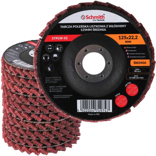 KLAPKA LEŠTIACA KOTOUČ STREDNÝ 125mm PLSTENÝ NETKANÝ KLAPKA SCHMITH