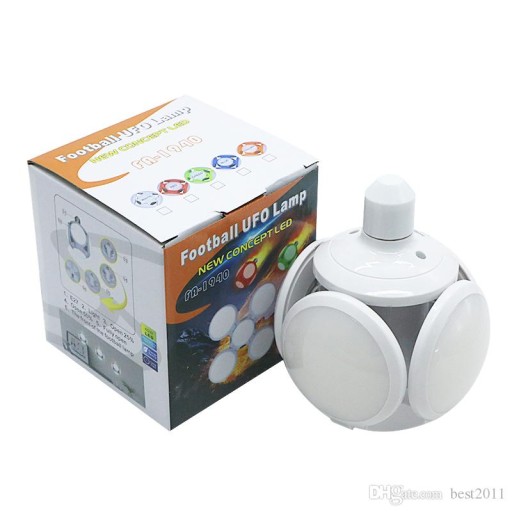 28W LED žiarovka ako futbalový luster UFO