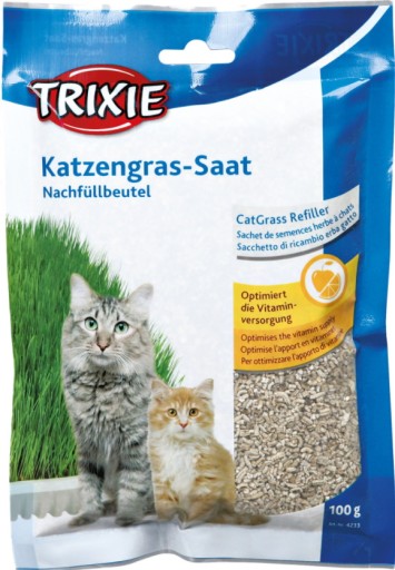 Sada nádob na osivo na mačacie trávy