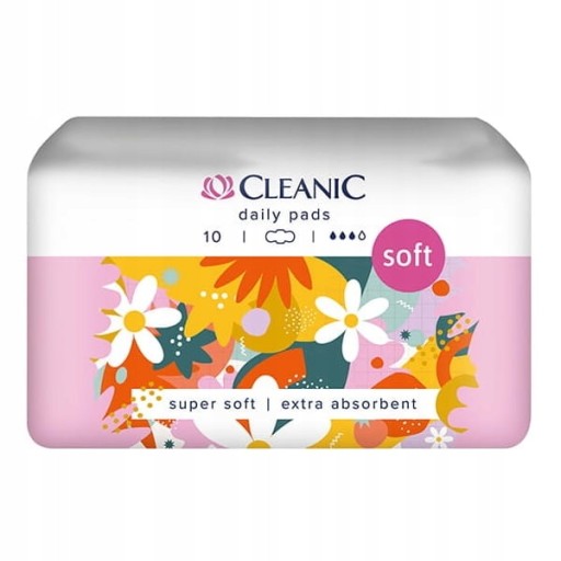 Cleanic Soft Day hygienické vložky 10 kusov