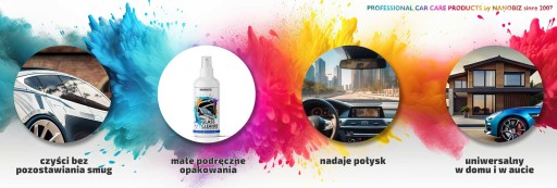 NANOAUTO GLASS CLEANER na čistenie skiel a okien 100ml