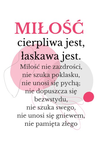 BAVLNENÁ TAŠKA: „LÁSKA...“ – hymnus o láske