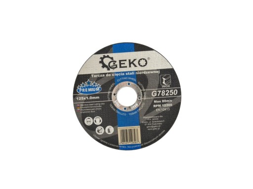 Oceľový rezací kotúč PREMIUM 125x1,0x22,23