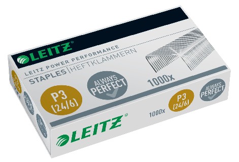 Leitz P3 sponky 24/6 1000 ks
