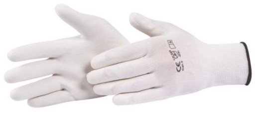 Hardy OCHRANNÉ PRACOVNÉ RUKAVICE biele L / 9