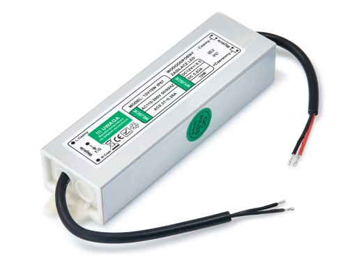 NAPÁJANIE 12V 10W 0,8A IP67 VODODOLNOSŤ PRE LED PÁSY