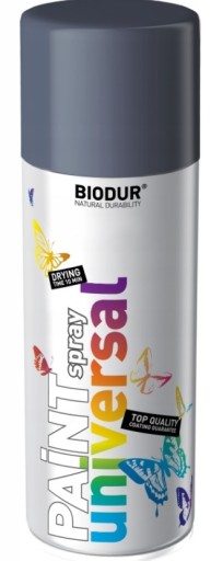 BIODUR Spray 400ml RAL 7024 Sivá grafit